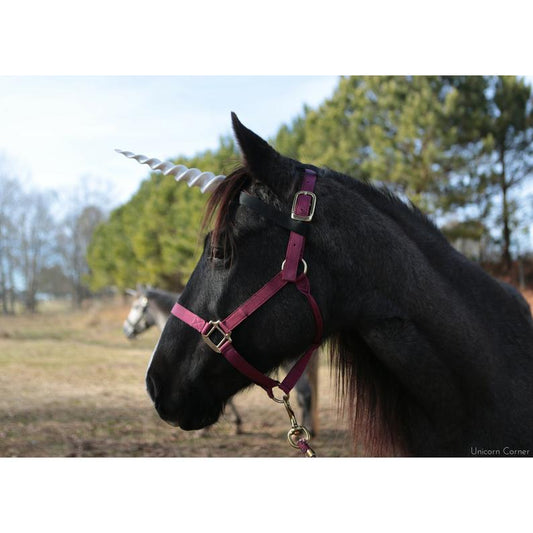Unicorn Horn for Horses with Adjustable Straps / 12 inch horn